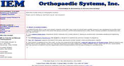 Desktop Screenshot of iemortho.com